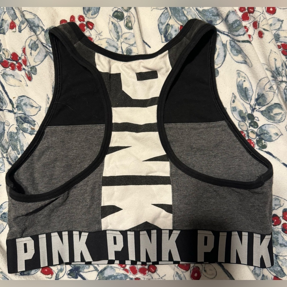 Victorias Secret Pink High Neck Sports Bra - M